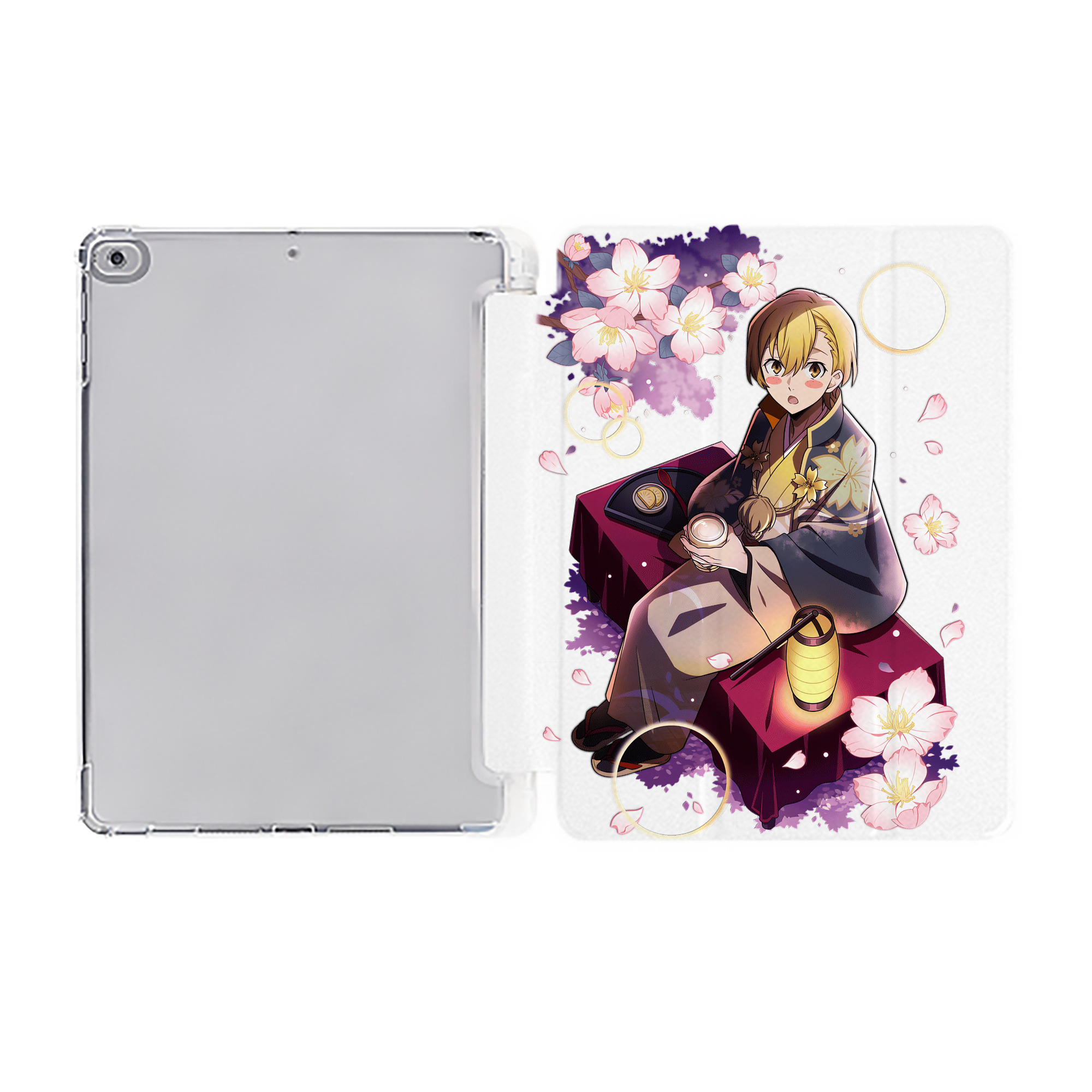 （画像用） 文豪ストレイドッグス Bungo Stray Dogs IPad ケース ペン収納付き 三つ折りスタンド PUレザー×シリコン 対応機種9.5/10.5/10.9インチ
